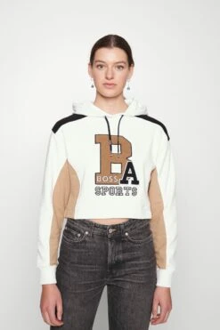 Boss Ejoiny - Hoodie - White