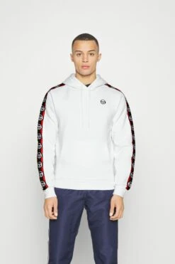Sergio Tacchini Delaco Hoodie - Sweatshirt - White/Navy