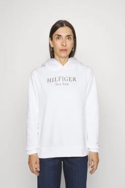 Tommy Hilfiger Hoodie - Sweatshirt - Optic White