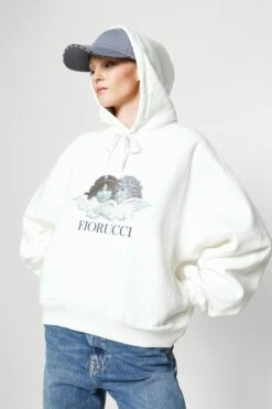 FIORUCCI Enlarged Angels Hoodie - Hoodie - White -Gant shop b21a030edb08418d8183f640ef65eac2 scaled