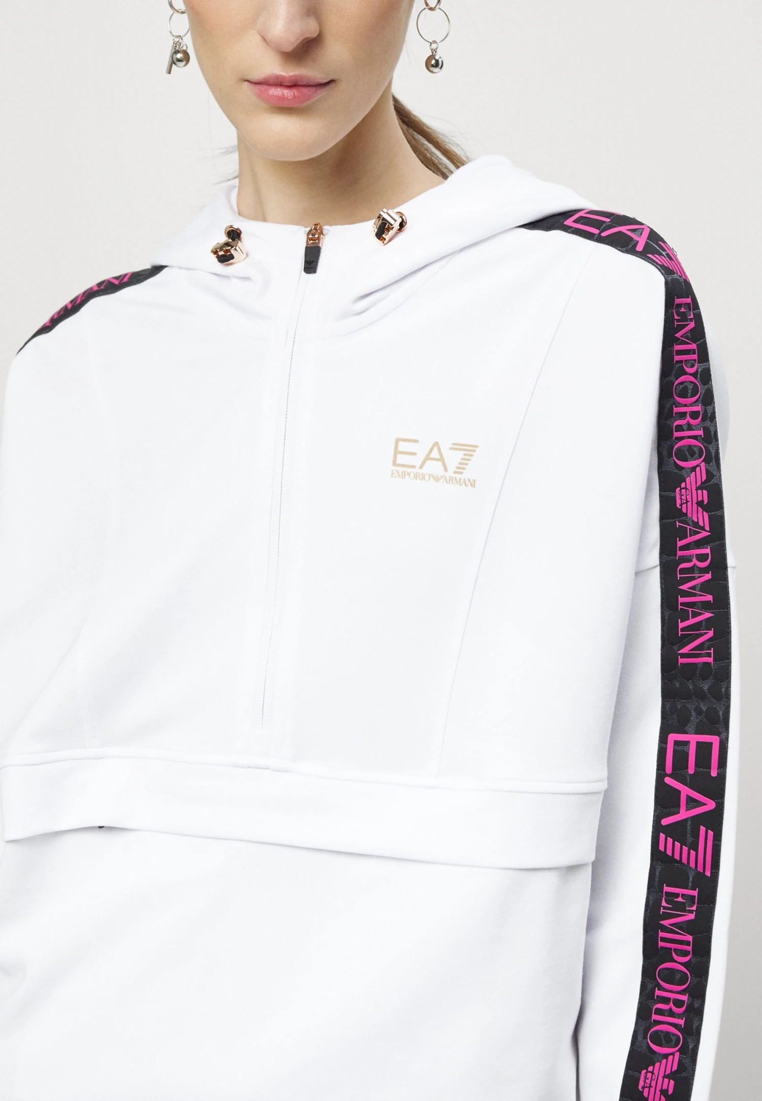 EA7 Emporio Armani Hoodie - White 6 EA7 Emporio Armani Hoodie - White - Bilde 4