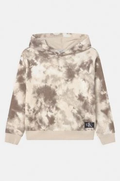 Calvin Klein Jeans Tie-Dye Hoodie - Sweatshirt - Off-White