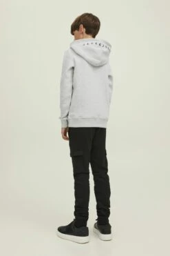 Jack & Jones Junior Jjestar Roof- Hoodie - White Melange -Gant shop b6434cffc75641d59bb09045aa82bb98 scaled