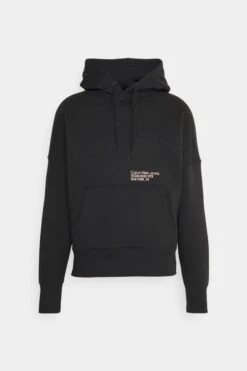 Calvin Klein Jeans Layered Address Hoodie - Sweatshirt - Black -Gant shop b653f0f2ec564eef8a685589d629135e scaled