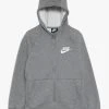 Nike Sportswear Club Hoodie - Sweatjakke - Carbon Heather/White