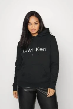 Calvin Klein Inclusive Core Logo Hoodie - Sweatshirt - Black