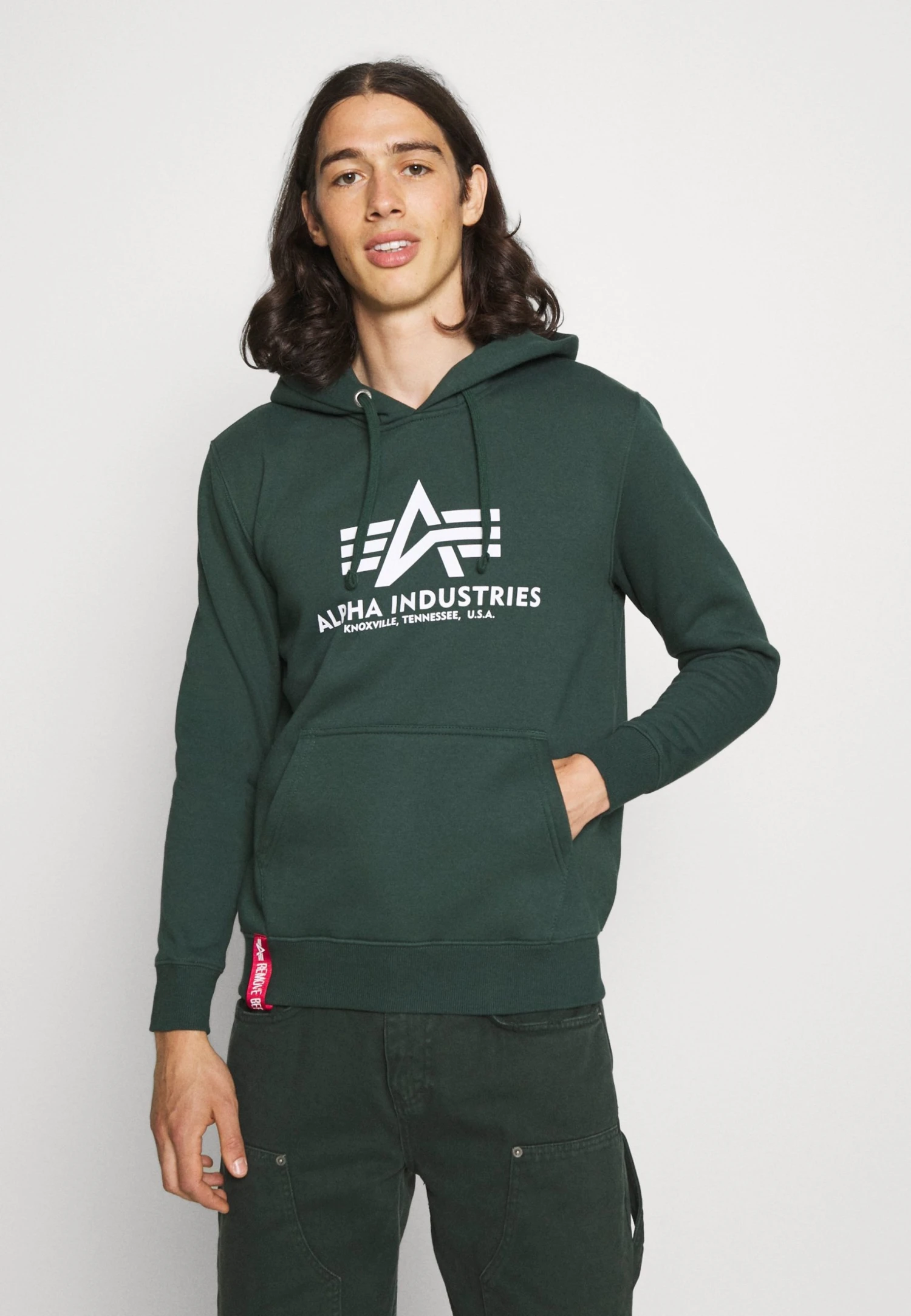 Alpha Industries Hoody - Hoodie - Navy Green 3 Alpha Industries Hoody - Hoodie - Navy Green