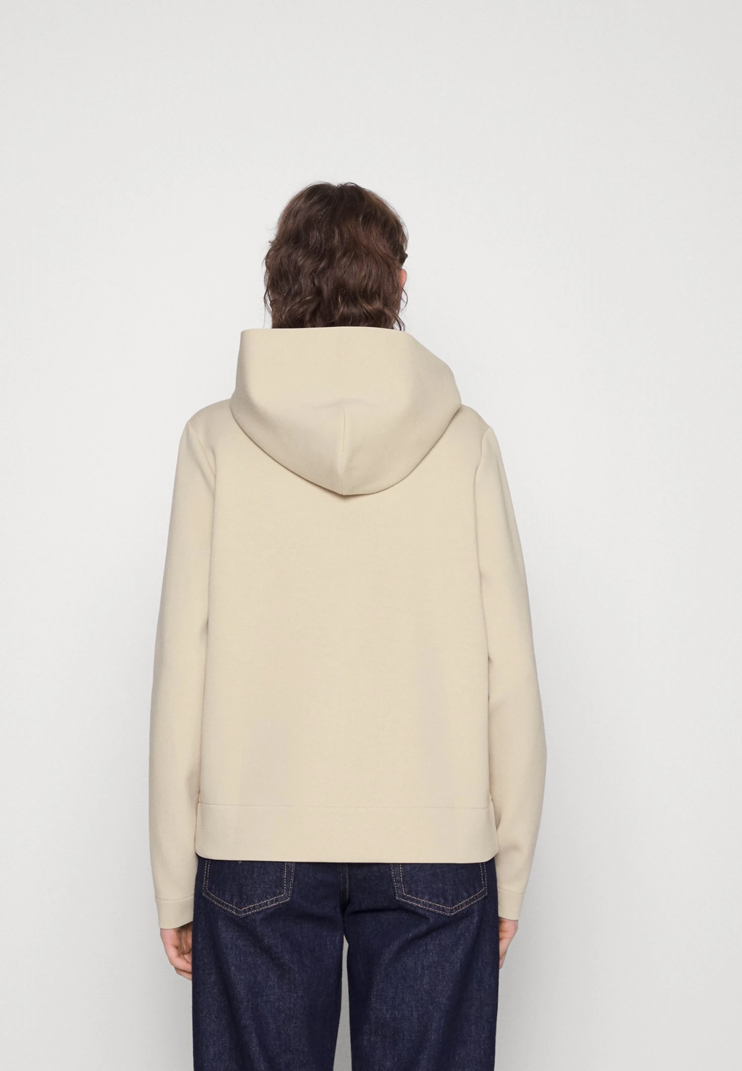 Calvin Klein Embroidery Logo Hoodie - Sweatshirt - White Clay 5 Calvin Klein Embroidery Logo Hoodie - Sweatshirt - White Clay - Bilde 3