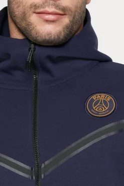 Nike Performance Paris St Germain Tech Hoodie - Sweatjakke - Blackened Blue/Gold Suede -Gant shop b9a271e830784d94b4264ead15062309 scaled