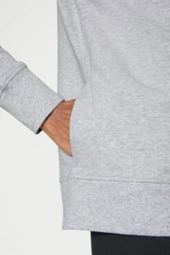 DKNY Two Tone Logo Zip Hoodie - Sweatjakke - Pearl Grey Heather -Gant shop bb06b7de7a88434b92bb29dfd39ac014 scaled