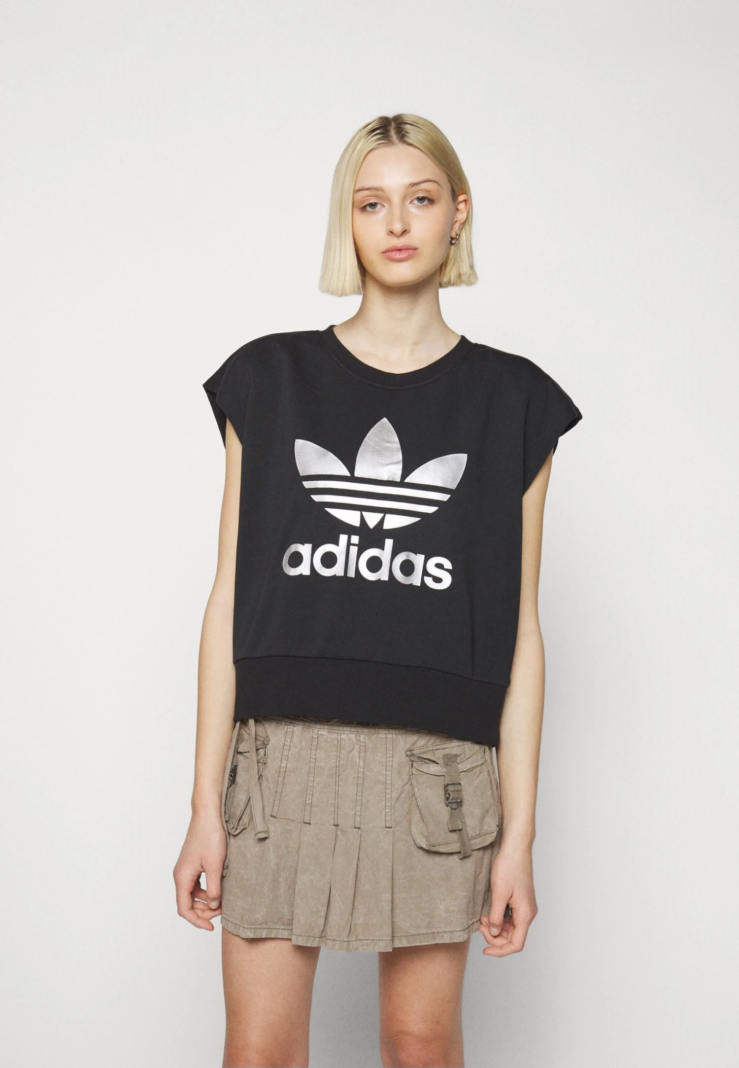 Adidas Originals Big Logo Hoodie 2 In 1 - Sweatshirt - Black 7 Adidas Originals Big Logo Hoodie 2 In 1 - Sweatshirt - Black - Bilde 5