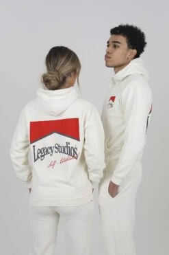 LEGACY STUDIOS Selfestablished Logo Unisex - Hoodie - Cream