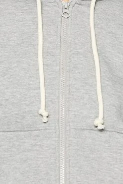 WEEKDAY Volume Zip Hoodie - Sweatjakke - Mid Grey Melange -Gant shop bc40387d00934a519d3a98efc9f416a0 scaled