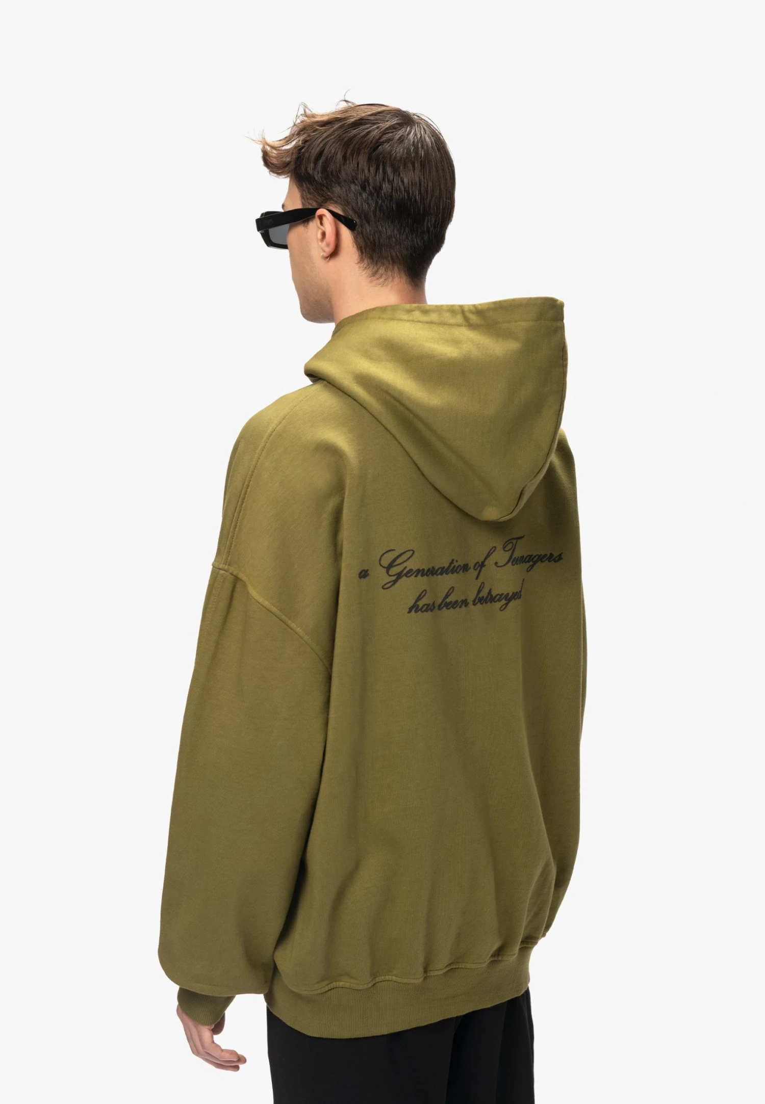 Pequs Betrayed Zip Hoodie Unisex - Sweatjakke - Olive 5 Pequs Betrayed Zip Hoodie Unisex - Sweatjakke - Olive - Bilde 3