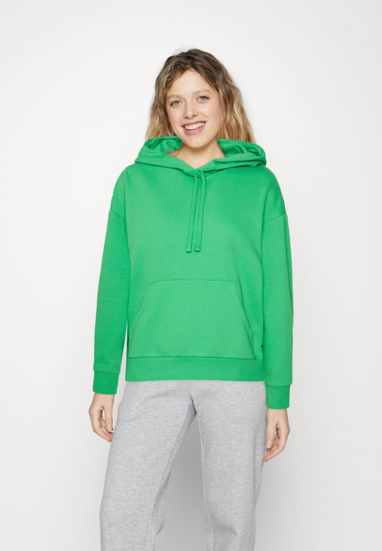 Monki Hoodie - Green Bright 3 Monki Hoodie - Green Bright