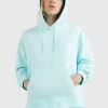Tommy Jeans Signature- Hoodie - Aqua Coast -Gant shop bf5a4b66b8f1475b9236a40aa0787a21