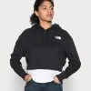 The North Face Trend Crop Hoodie - Hoodie - Black -Gant shop bf9579067bde45d282a33f6fb43531da