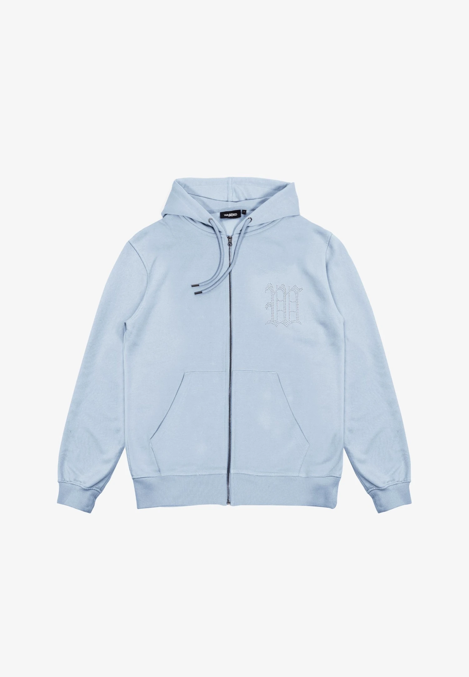 WASTED PARIS Unisex Hoodie Zip Kingdom Crown - Sweatjakke - Air Blue 6 WASTED PARIS Unisex Hoodie Zip Kingdom Crown - Sweatjakke - Air Blue - Bilde 4