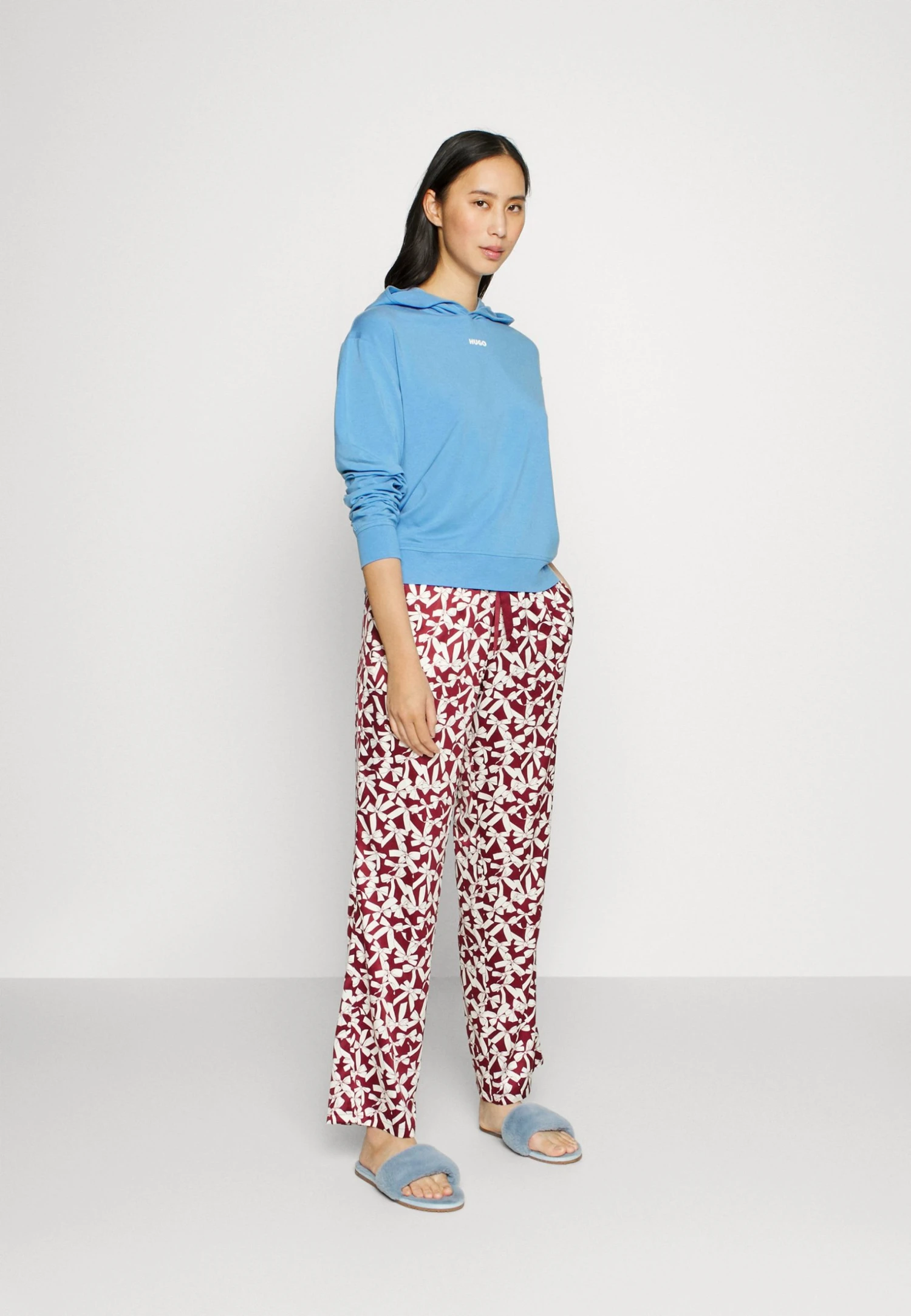 Hugo Shuffle Hoodie - Pyjamasoverdel - Light/Pastel Blue 4 Hugo Shuffle Hoodie - Pyjamasoverdel - Light/Pastel Blue - Bilde 2