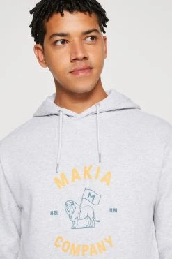 Makia Crowned Hooded Unisex - Hoodie - Light Grey -Gant shop c0d23a786edb4a04b3ef814e5eb8db56 scaled