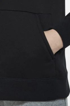 Nike Sportswear Club Hoodie - Sweatjakke - Black/White -Gant shop c1fec5b5612549939649da3b9855fa22