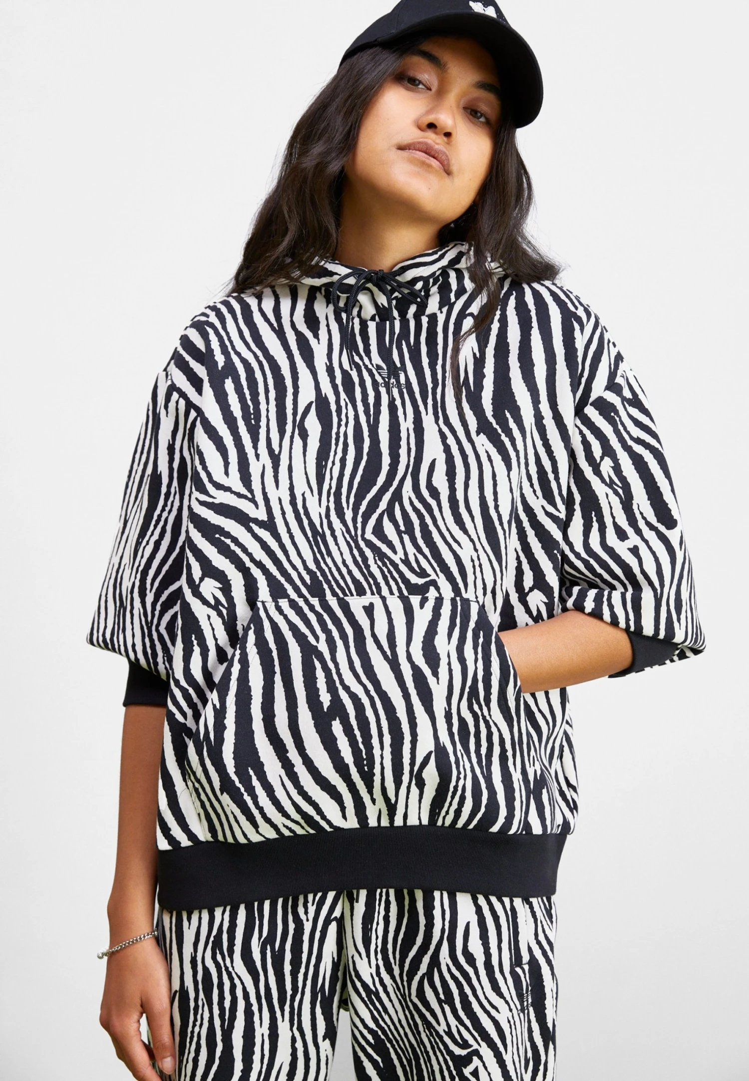 Adidas Originals Hoodie - Sweatshirt - Cloud White/Black 3 Adidas Originals Hoodie - Sweatshirt - Cloud White/Black