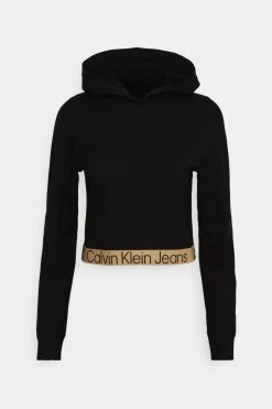 Calvin Klein Jeans Logo Tape Milano Hoodie - Hoodie - Black -Gant shop c26d40e2970f440e810fe7a379c02b50 scaled