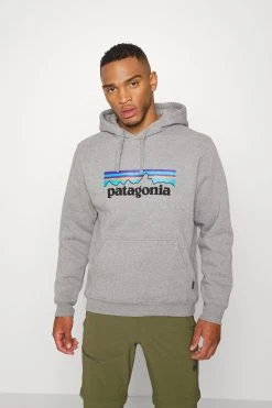 Patagonia Logo Uprisal - Hoodie - Grau Mel