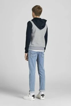 Jack & Jones Junior Jjelogo Blocking Hood Jr - Hoodie - Navy Blazer -Gant shop c4f83e1dd6fe424a92bf936039fa257e scaled