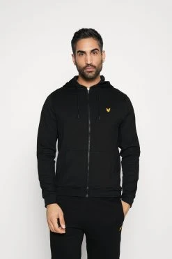 Lyle & Scott Full Zip Fly Hoodie - Sweatjakke - Jet Black