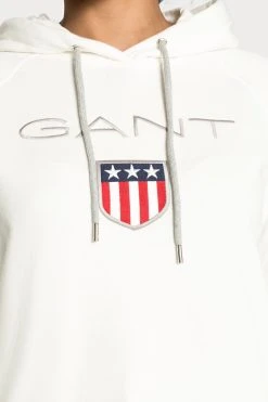 Gant Shield Hoodie - Hoodie - Eggshell -Gant shop c54962522ddf431f806c08ad5c557d6f scaled