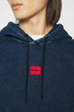 Hugo Hoodie - Medium Blue -Gant shop c59dbeab79164057afa7baf54924ac24 scaled