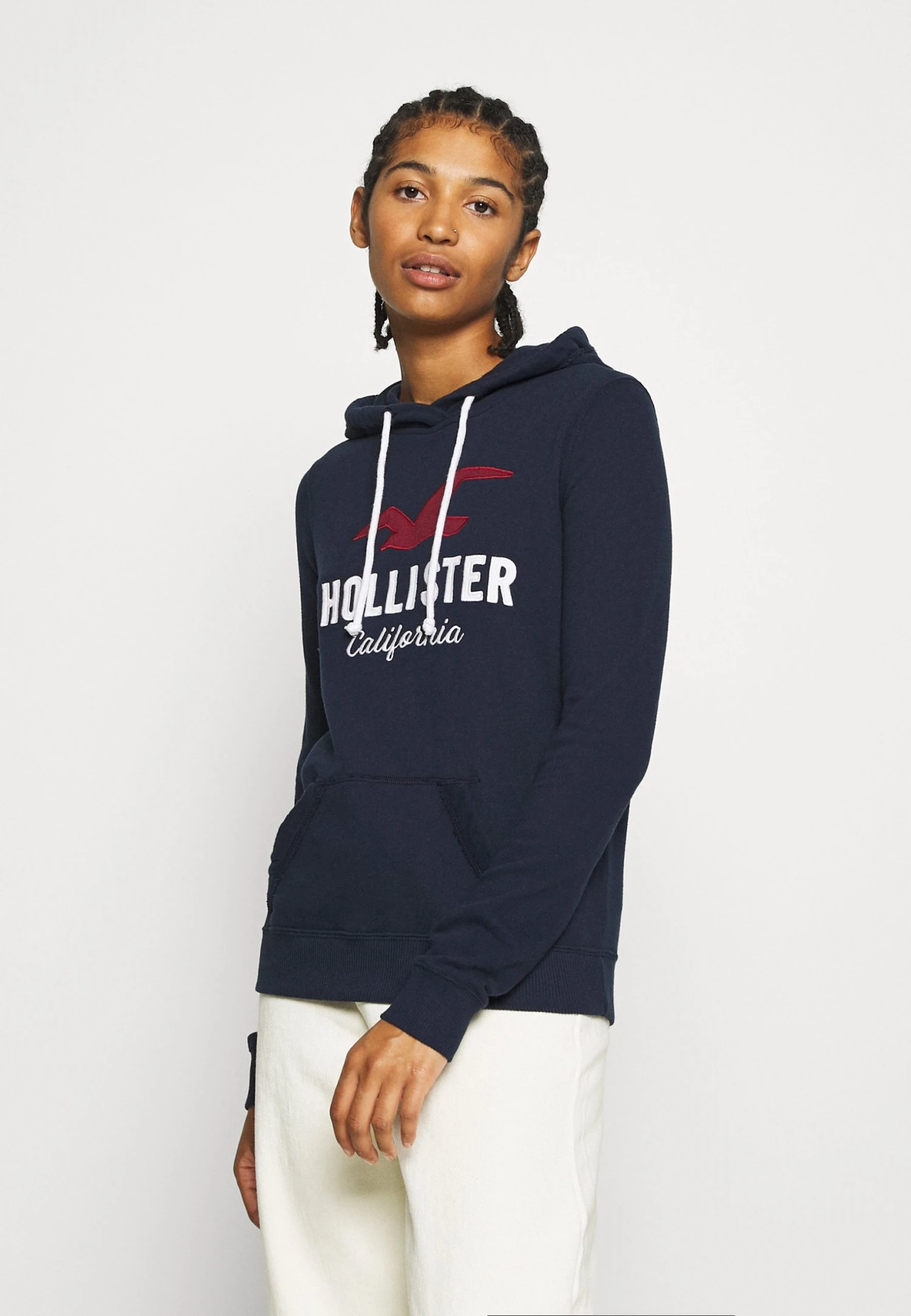 Hollister Co. Terry Tech Core - Hoodie - Navy 3 Hollister Co. Terry Tech Core - Hoodie - Navy