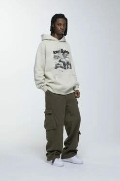 Alternative view of Low Lights Studios Hoodie Ice Bear Unisex - Hoodie - Ecru