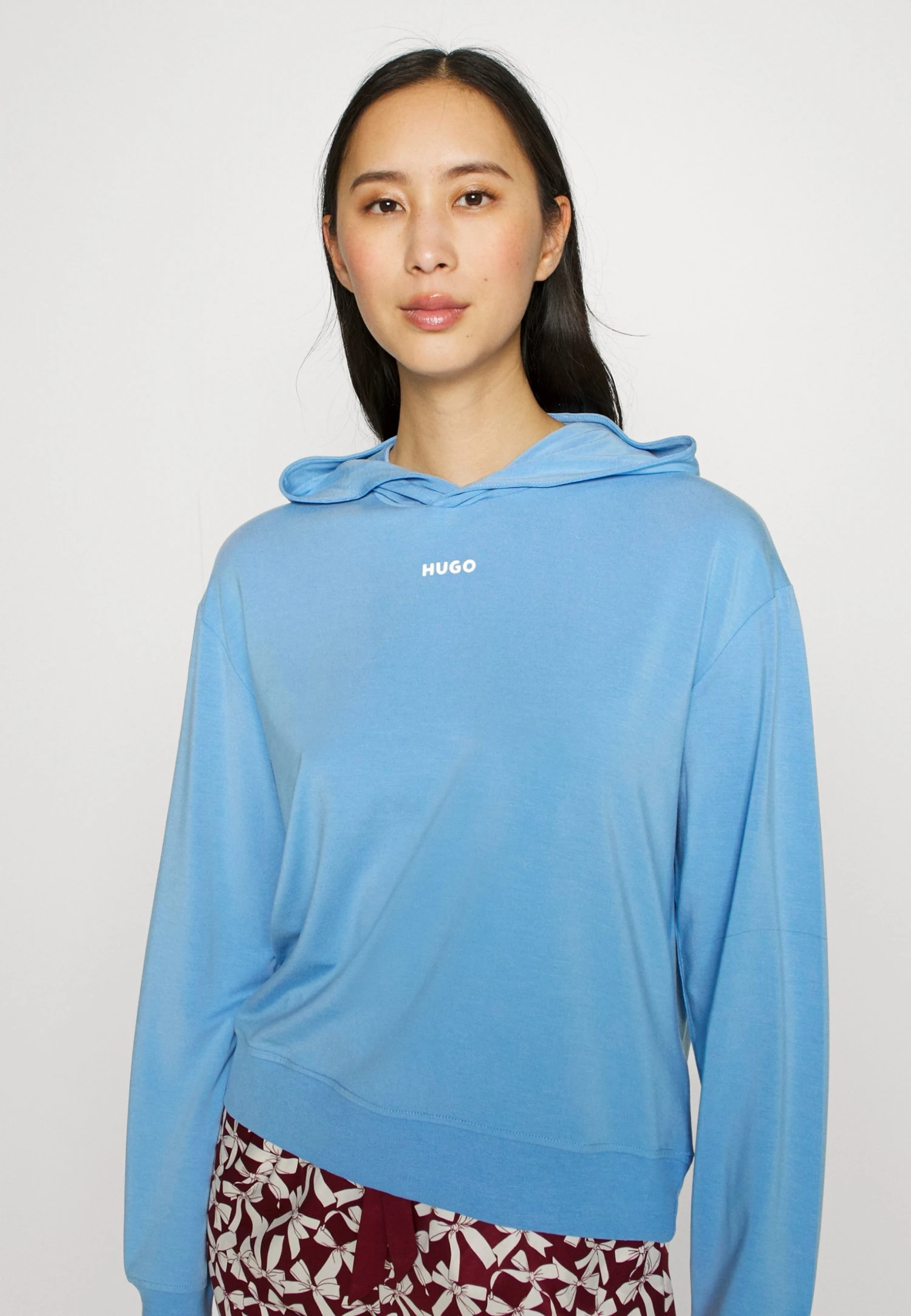 Hugo Shuffle Hoodie - Pyjamasoverdel - Light/Pastel Blue 6 Hugo Shuffle Hoodie - Pyjamasoverdel - Light/Pastel Blue - Bilde 4