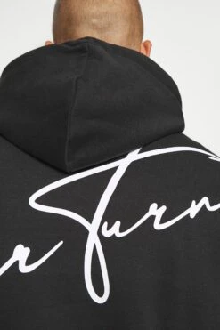 YOURTURN Bold Script Hoodie Unisex - Sweatshirt - Black -Gant shop c96b8a60d5f7423b855ed3bfc843f0e2 scaled