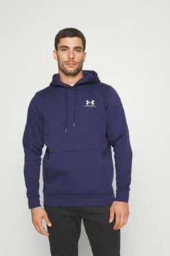 Under Armour Essential- Hoodie - Midnight Navy/White