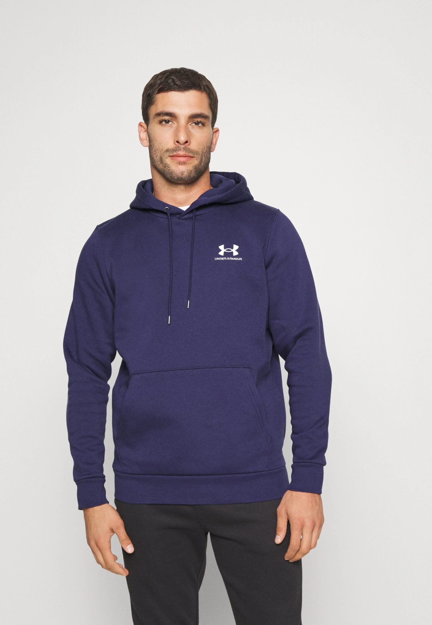 Under Armour Essential- Hoodie - Midnight Navy/White 3 Under Armour Essential- Hoodie - Midnight Navy/White