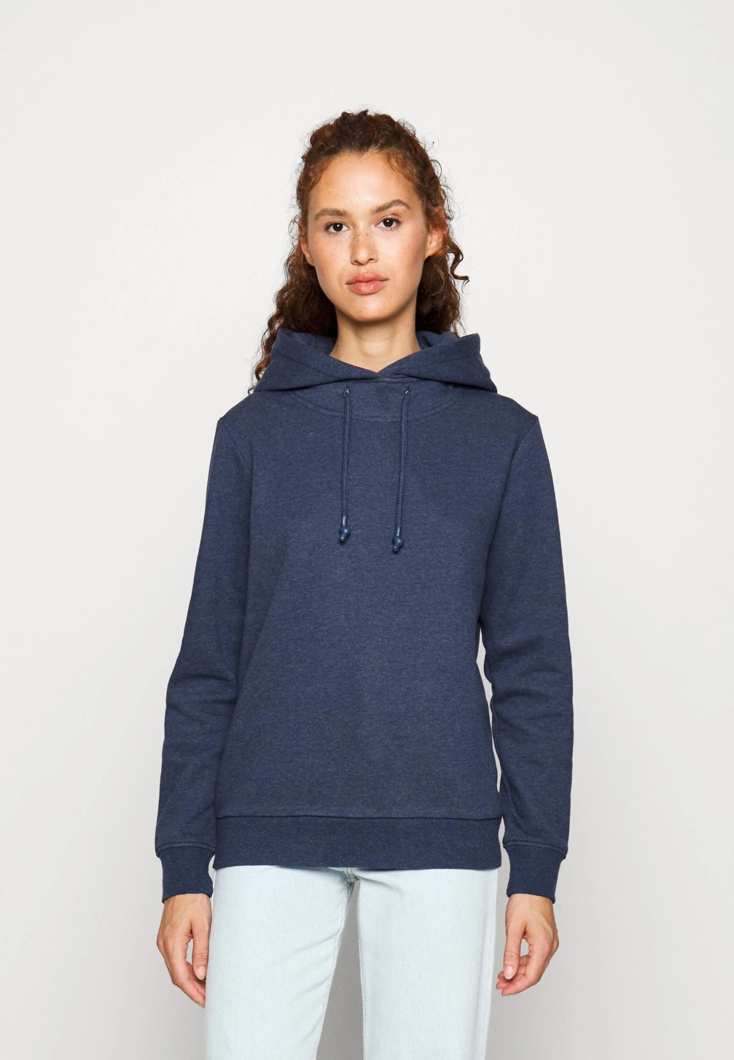 Anna Field Tall Hoodie - Mottled Dark Blue 3 Anna Field Tall Hoodie - Mottled Dark Blue