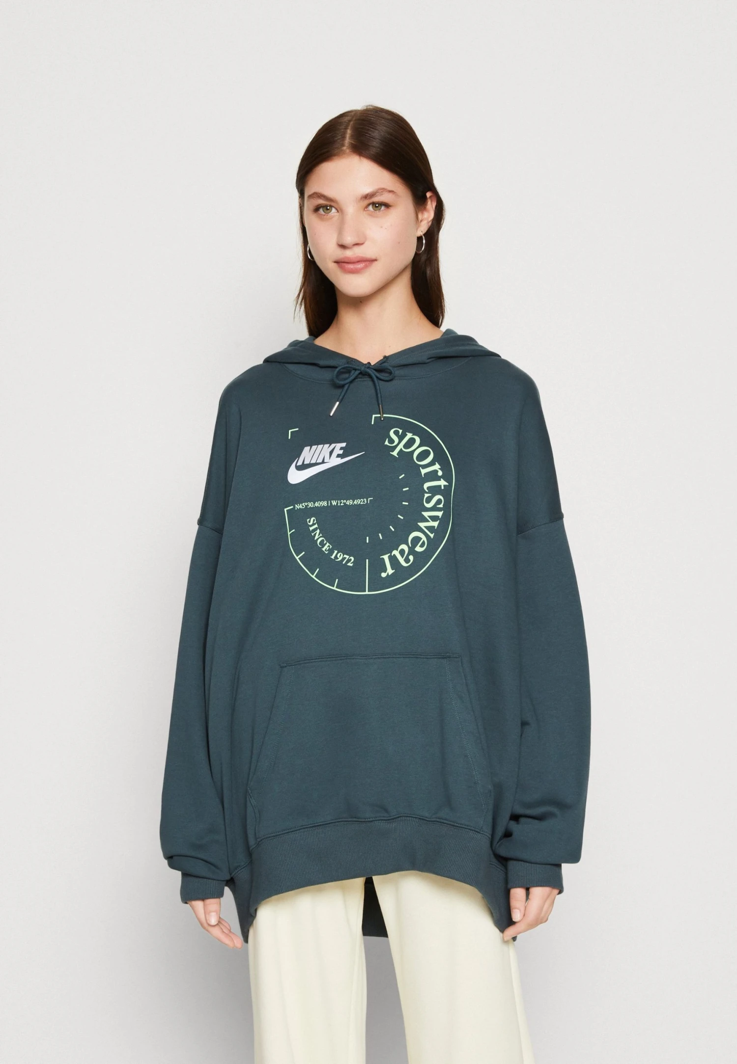 Nike Sportswear Hoodie - Sweatshirt - Deep Jungle 3 Nike Sportswear Hoodie - Sweatshirt - Deep Jungle