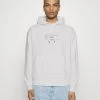 Calvin Klein Mixed Print Stencil - Hoodie - Bright White -Gant shop cc94418412214de18f19d79671fbc088