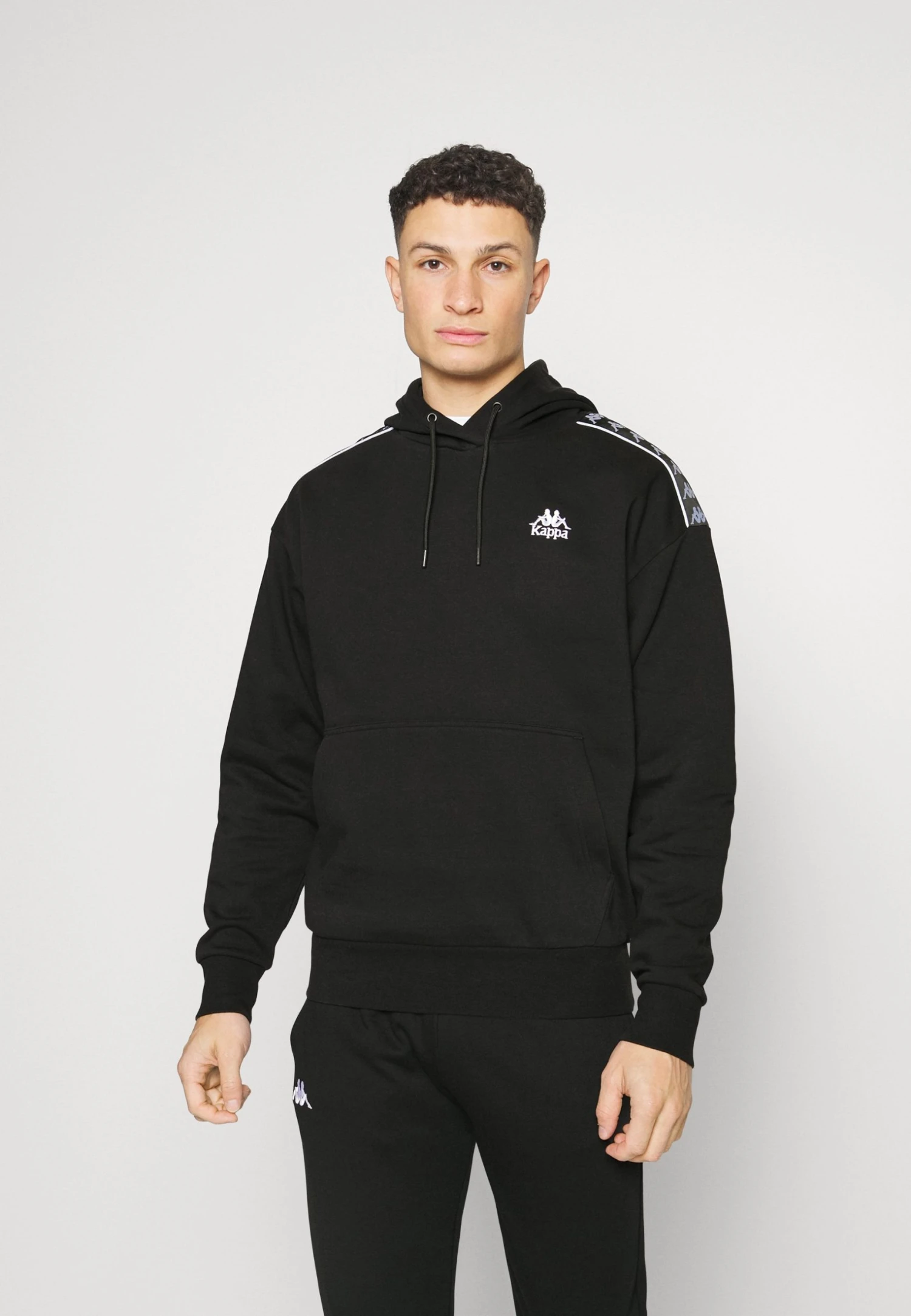 Kappa Hooded- Hoodie - Caviar 3 Kappa Hooded- Hoodie - Caviar