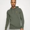 Lyle & Scott Hoodie With Contrast Piping - Hoodie - Cactus Green -Gant shop cea7b75130aa413c891cde37d4d9c524
