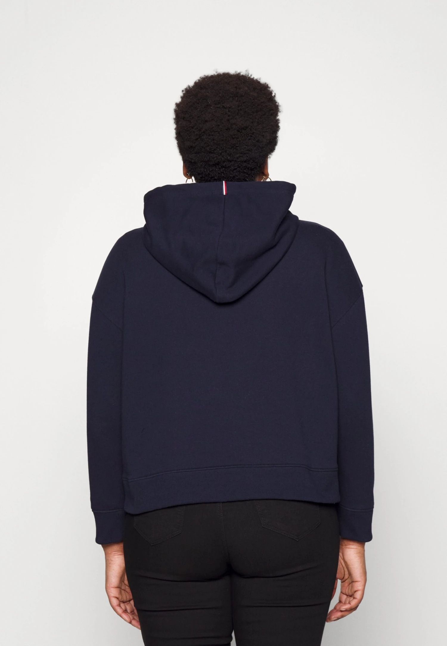 Tommy Hilfiger Curve Hoodie - Sweatshirt - Desert Sky 5 Tommy Hilfiger Curve Hoodie - Sweatshirt - Desert Sky - Bilde 3