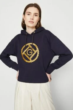 Gant Rope Icon Hoodie - Sweatshirt - Evening Blue 11 Gant Rope Icon Hoodie - Sweatshirt - Evening Blue -Gant shop d16340e90f2b425e9005dbce49198755 scaled