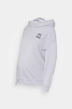 ONLY MATERNITY Olmsigna Life Hood Box- Hoodie - Cosmic Sky