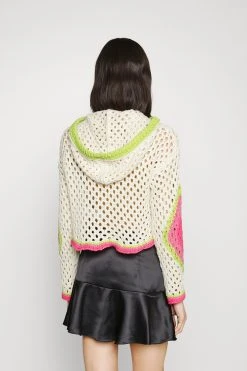 FIORUCCI Crochet Hoodie- Strikkegenser - White -Gant shop d1bca77453bd4629a2182a2709de0e64 scaled