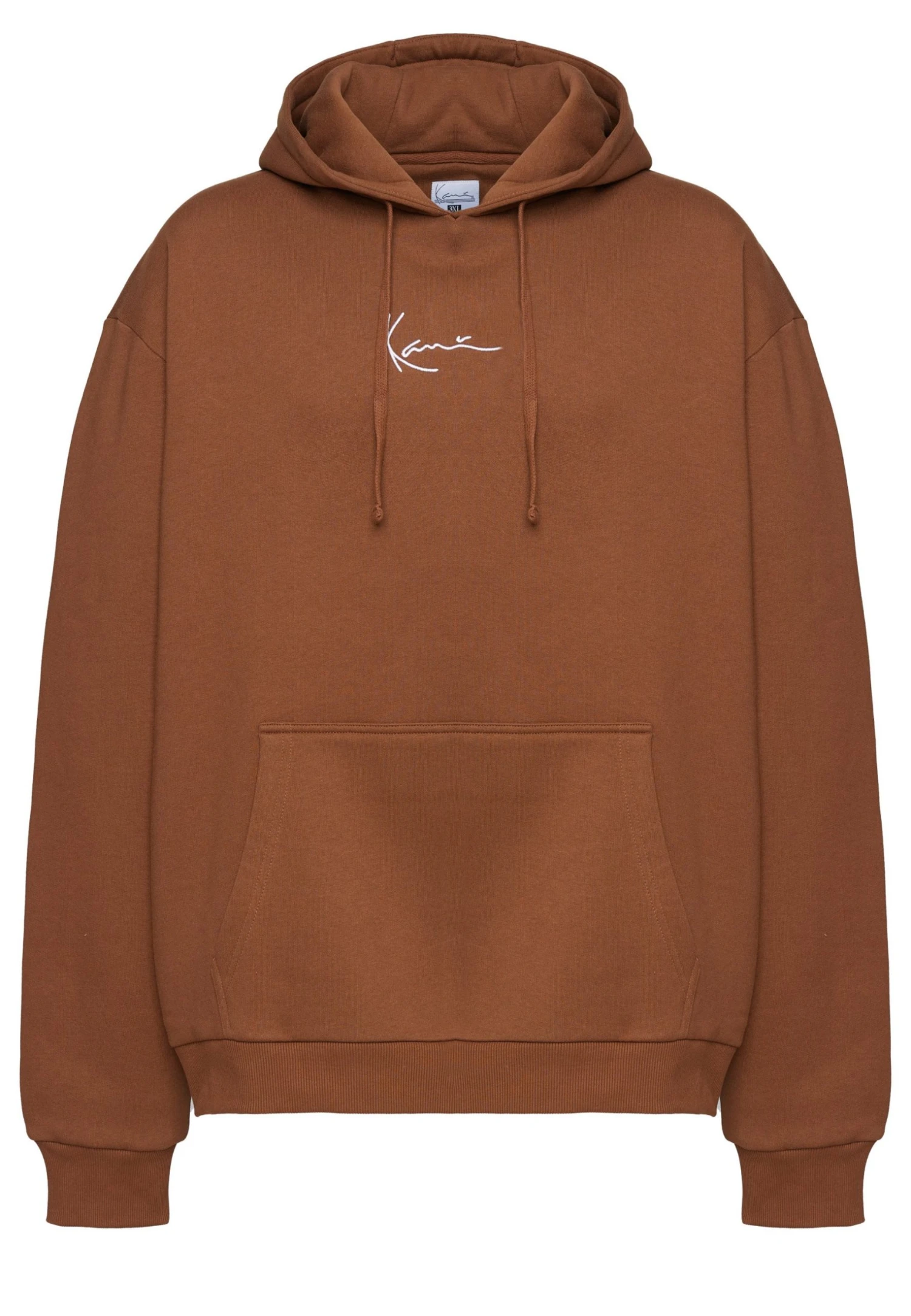 Karl Kani Small Signature Essential Hoodie - Sweatshirt - Brown 6 Karl Kani Small Signature Essential Hoodie - Sweatshirt - Brown - Bilde 4