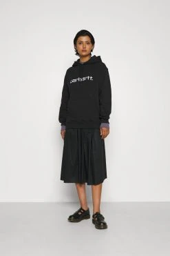 Carhartt WIP Hooded - Hoodie - Black/White -Gant shop d305b8b5956f42ab9e88df7c4ca4932e scaled