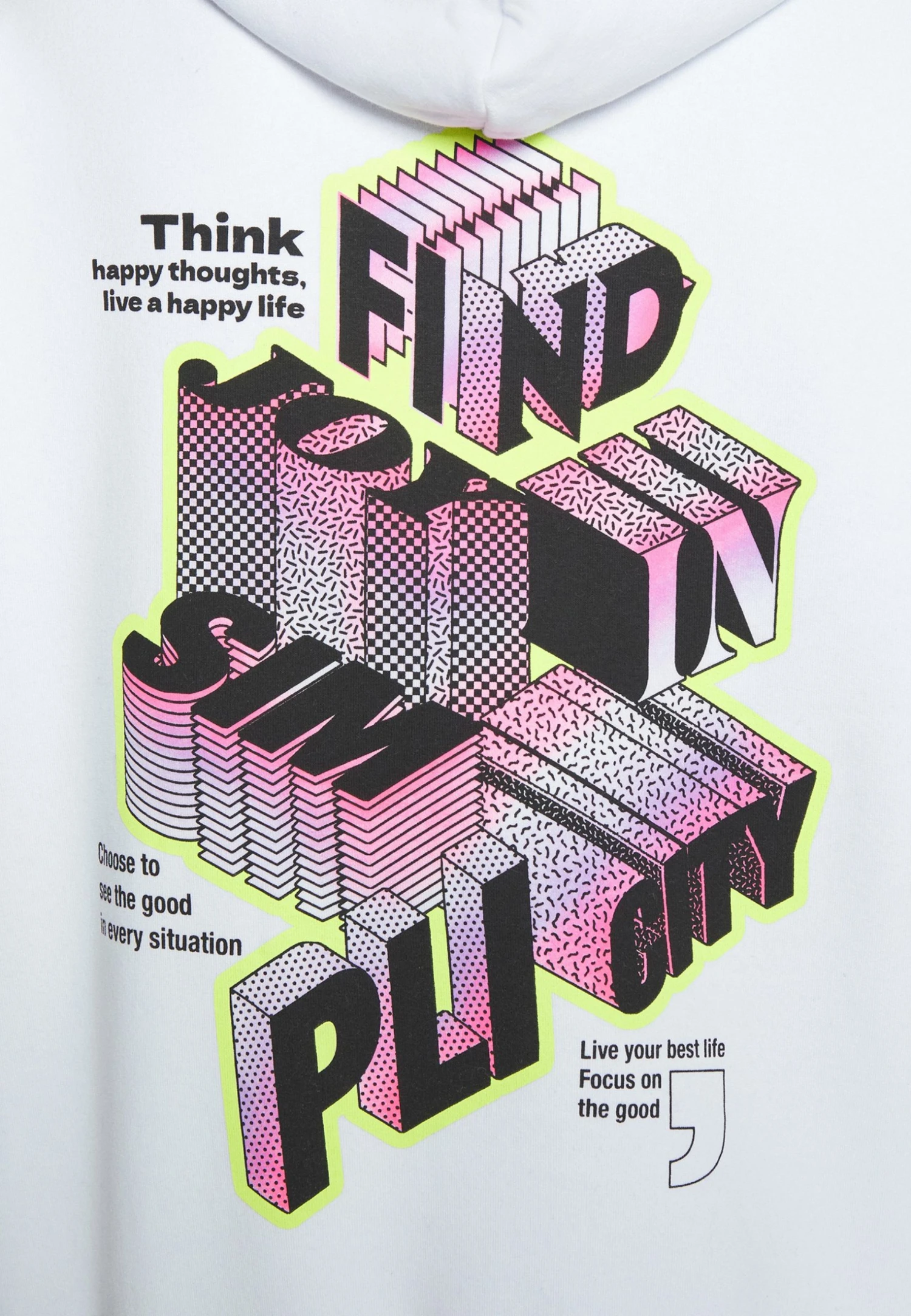 YOURTURN Letters - Hoodie - White 9 YOURTURN Letters - Hoodie - White - Bilde 7